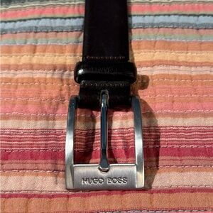 Hugo Boss Men’s Brown Leather Belt